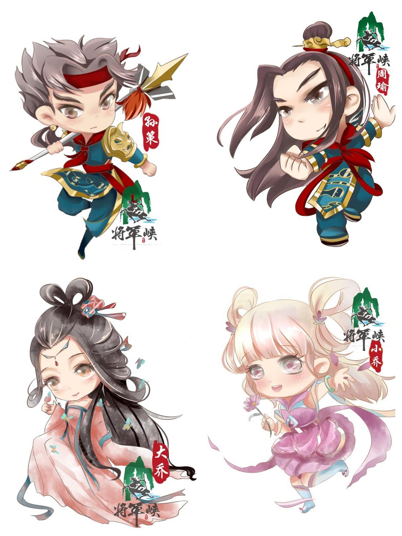 景区q版ip小人物和小地图