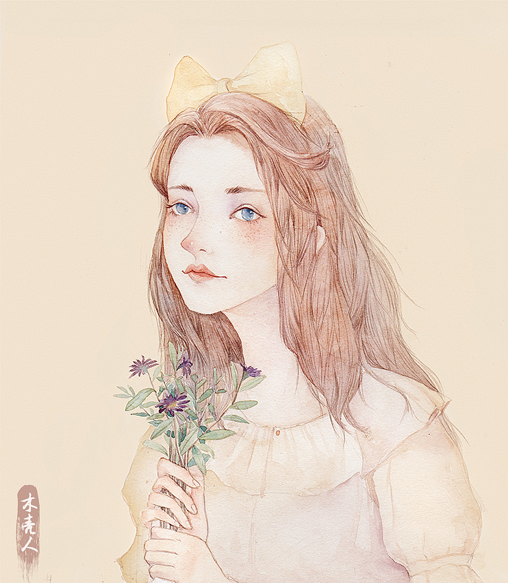 木壳人水彩插画合集
