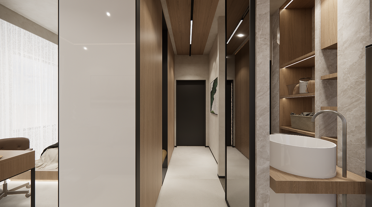 住宅室内设计｜酒店式的单身居所