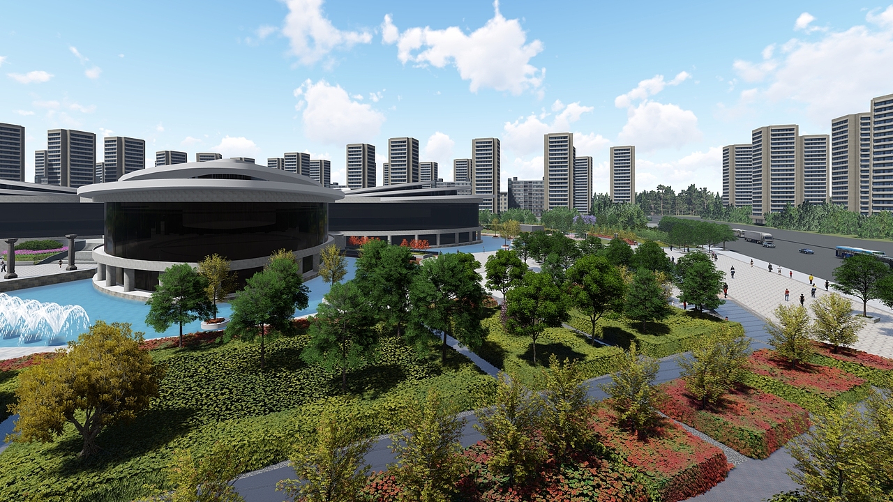 奥体馆广场设计