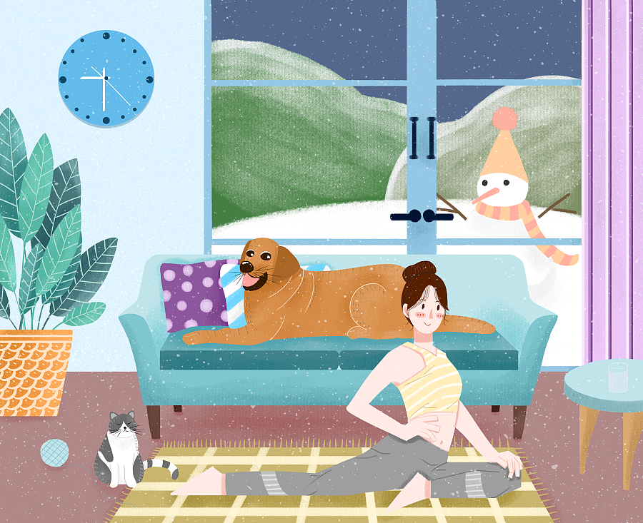 场景人物扁平插画（图ZMTg3NjAyOTA4） - 艺术插画 - 站酷设计师画画的豆芽原创素材 - 站酷ZCOOL