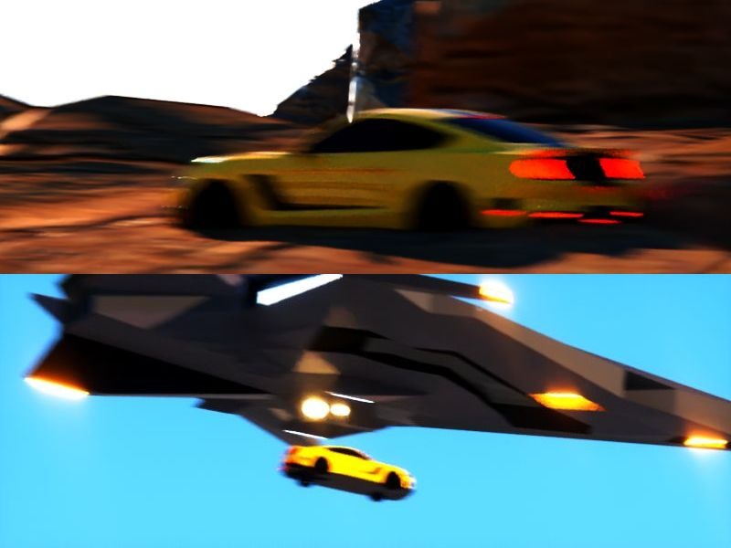 [Blender] F9 Plane_sICFX站酷ZCOOL