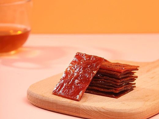 电商产品摄影 零食猪肉脯拍摄