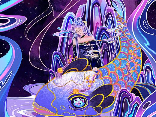 不一样的锦鲤（个人主页-ZNTczNTc4MzY=） - 商业插画 - 站酷设计师直树i原创素材 - 站酷ZCOOL