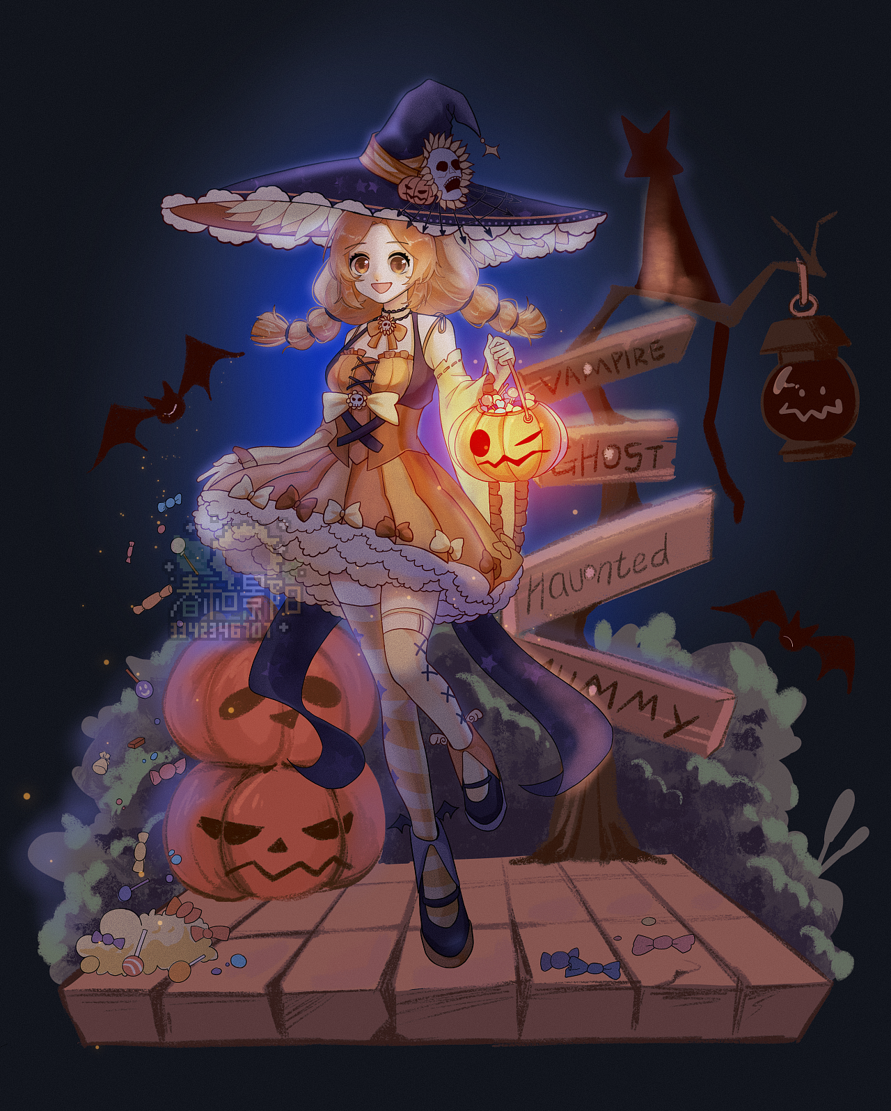 自设的万圣节立绘|插画|创作习作|春和景阳 - 原创作品 - 站酷 (zcool