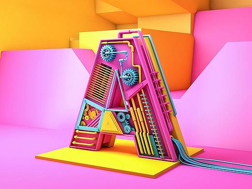 C4D—炫彩