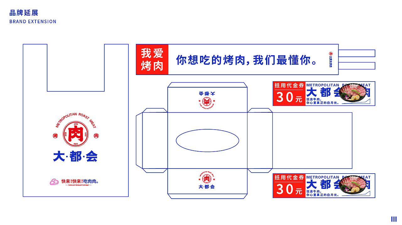 大都会烤肉品牌视觉设计