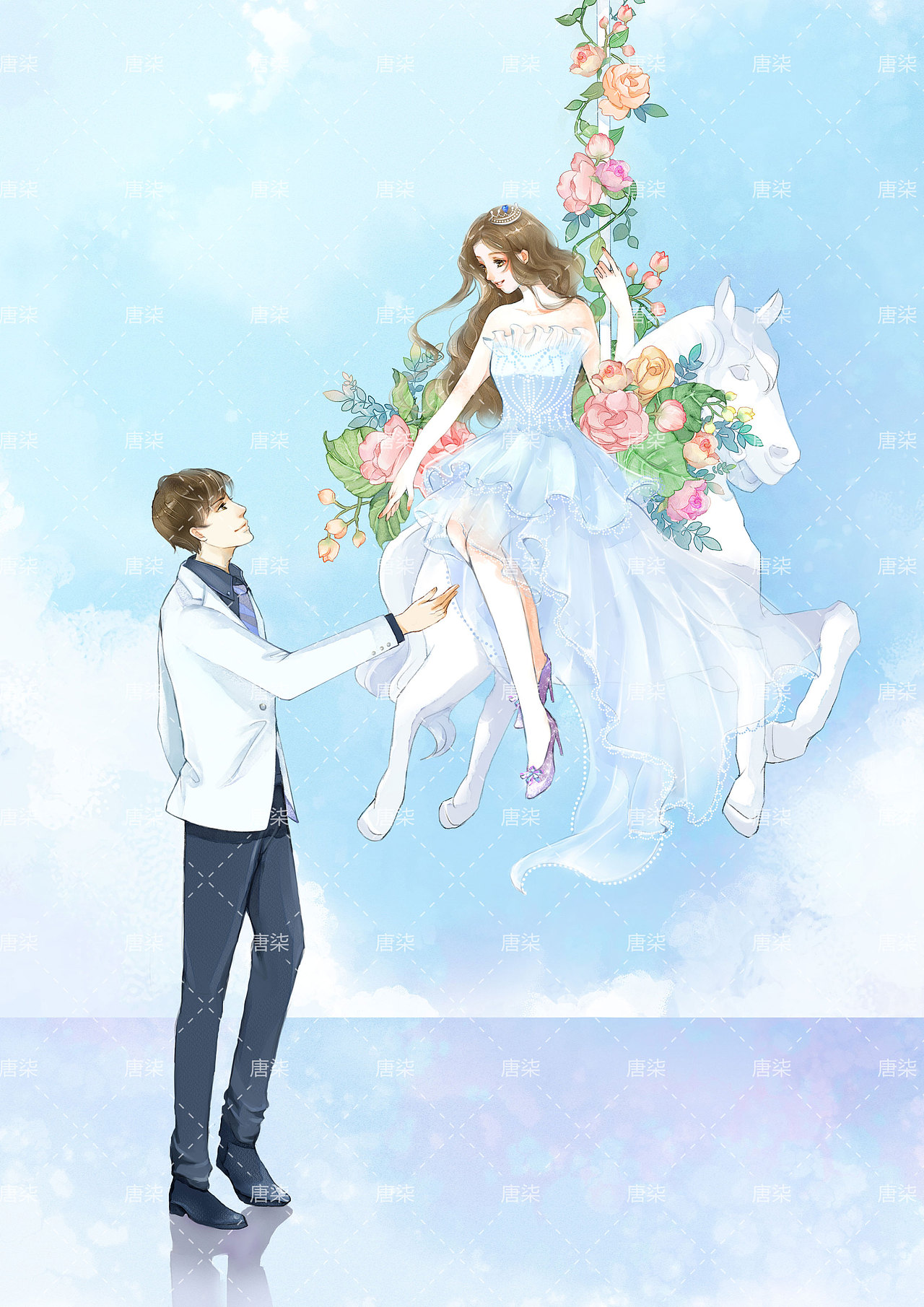《花火》2019年8月b刊|插画|商业插画|汤婧瑶_原创作品-站酷(zcool)