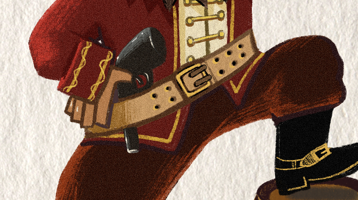 儿插练笔--大胡子海盗