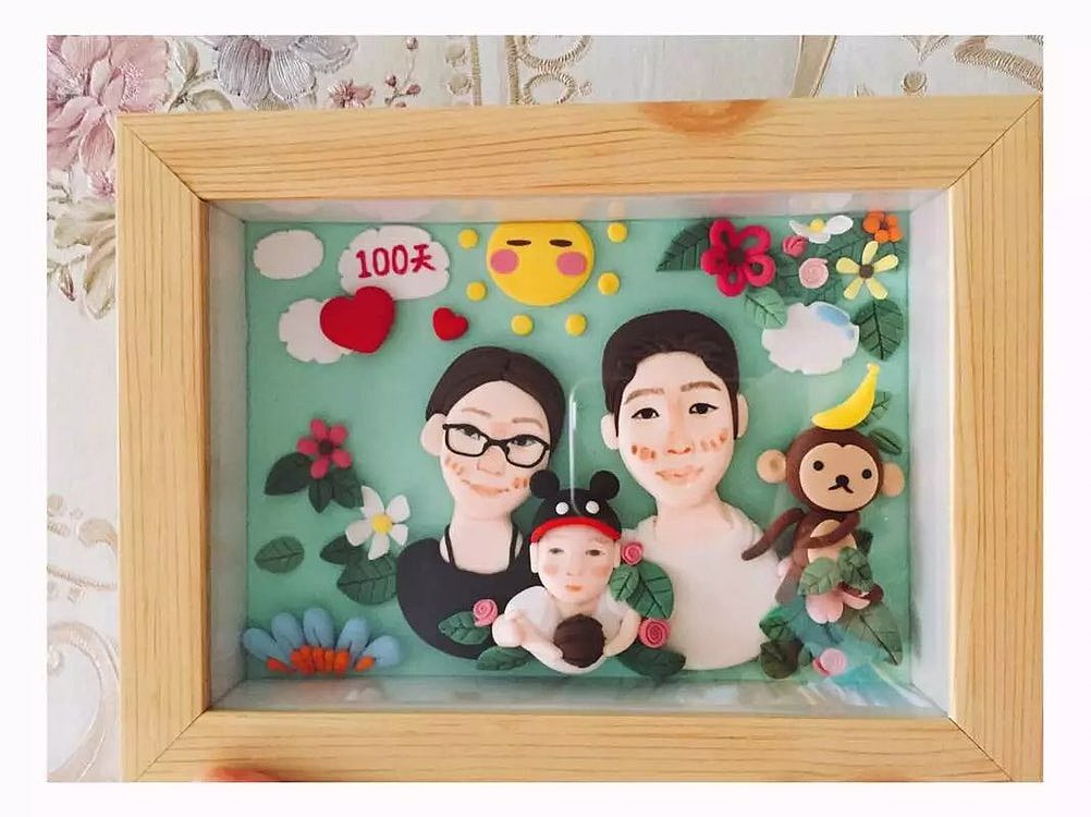 黏土图片定制相框（图ZNzE4OTU0MDg=） - 其他手工艺 - 站酷设计师wormsun原创素材 - 站酷ZCOOL