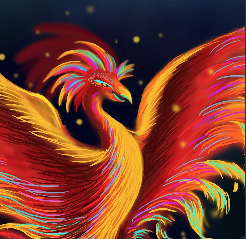 凤凰——山海经_孟大星-站酷zcool