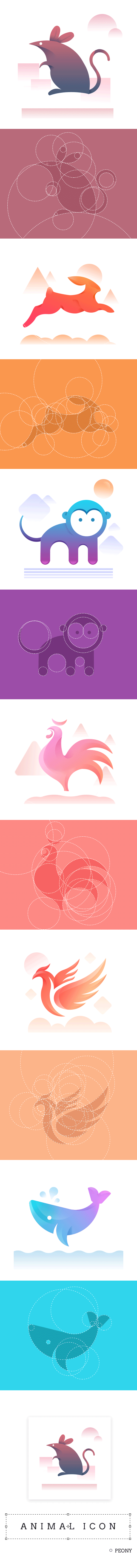 animal icon（部分）（图ZNjU5Mjk5MDQ=） - 图标 - 站酷设计师queen_lele原创素材 - 站酷ZCOOL