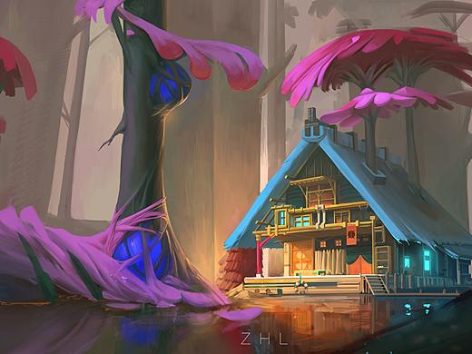 梦黄昏（个人主页-ZMzA0MjU2MTI=） - 创作习作 - 站酷设计师o胖次o原创素材 - 站酷ZCOOL