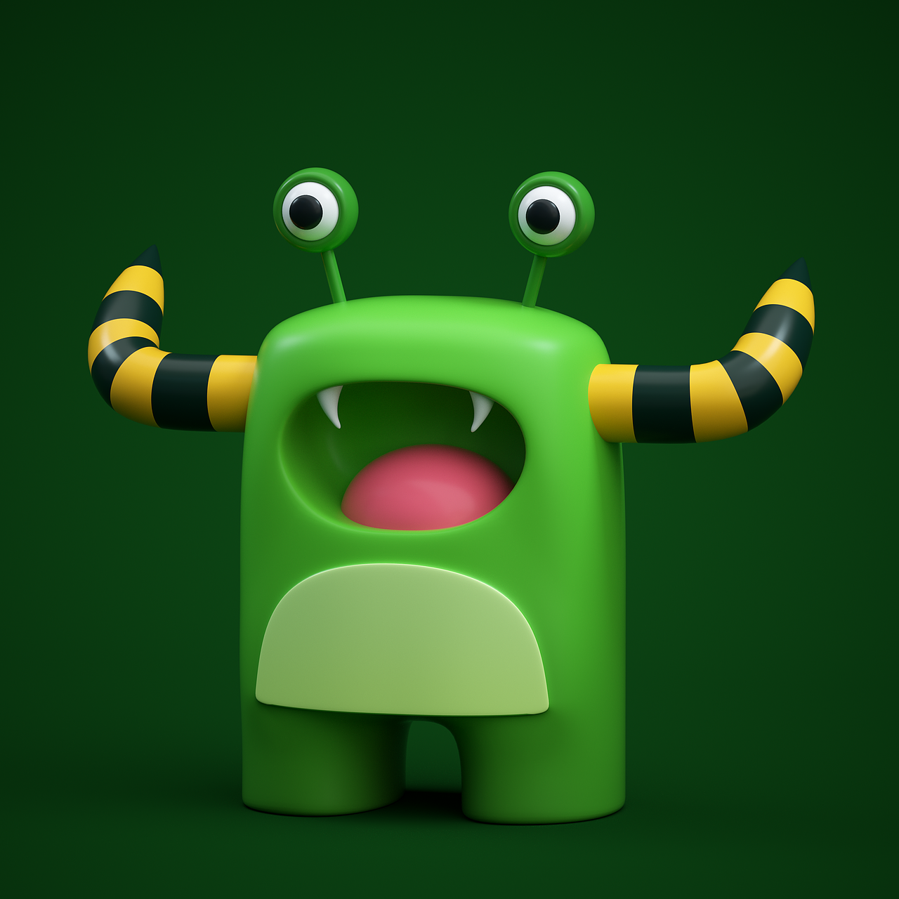 C4D小怪物