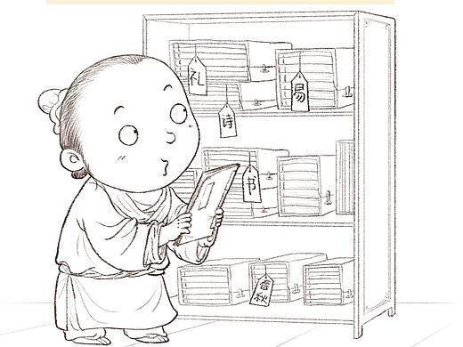 国学成语故事线稿3