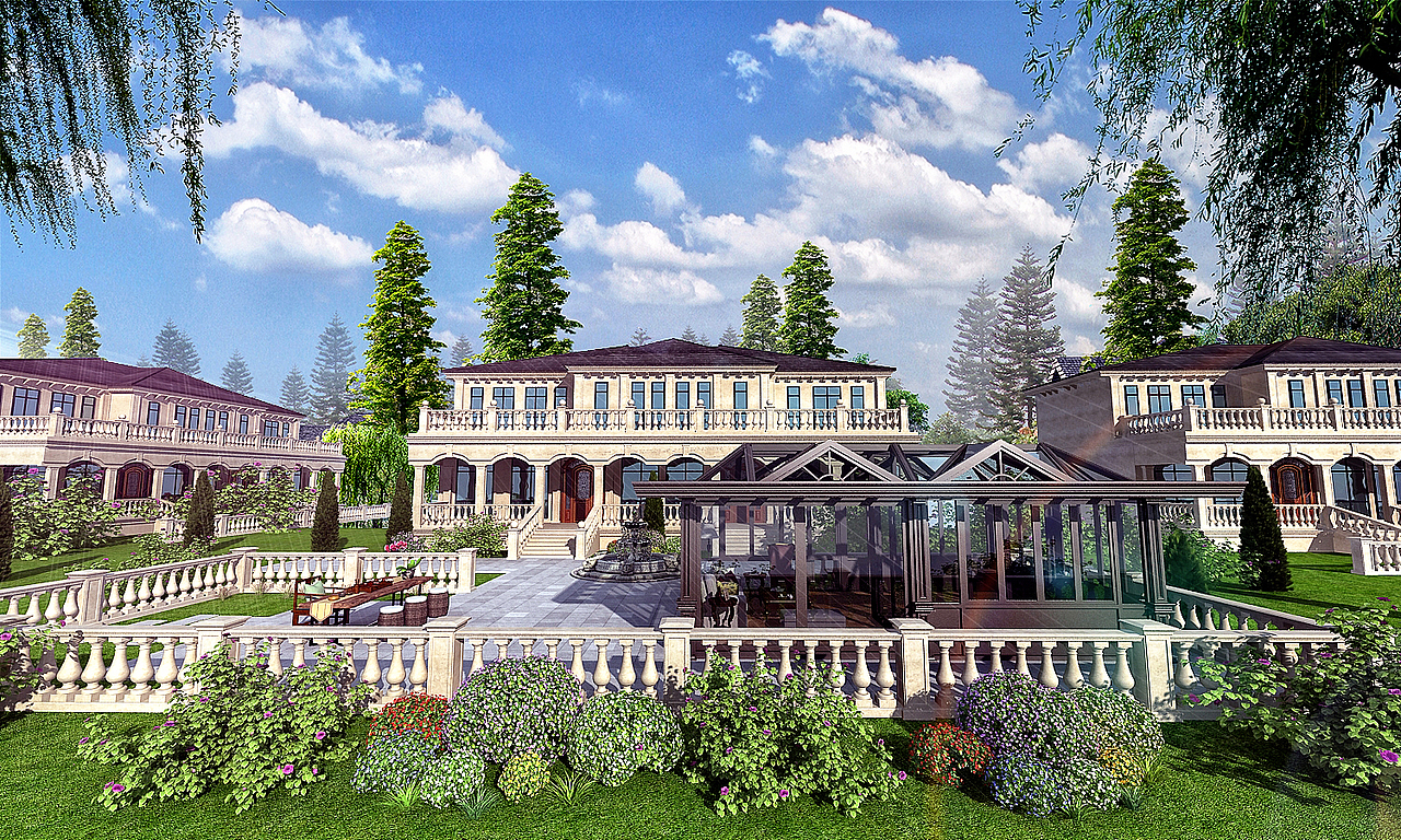 轻奢,享受好天气,蓝蓝的天,白白的云