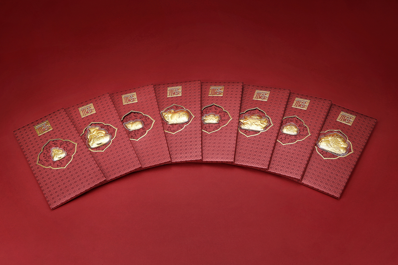 2020鼠年生肖黄金红包-珠宝摄影-产品摄影