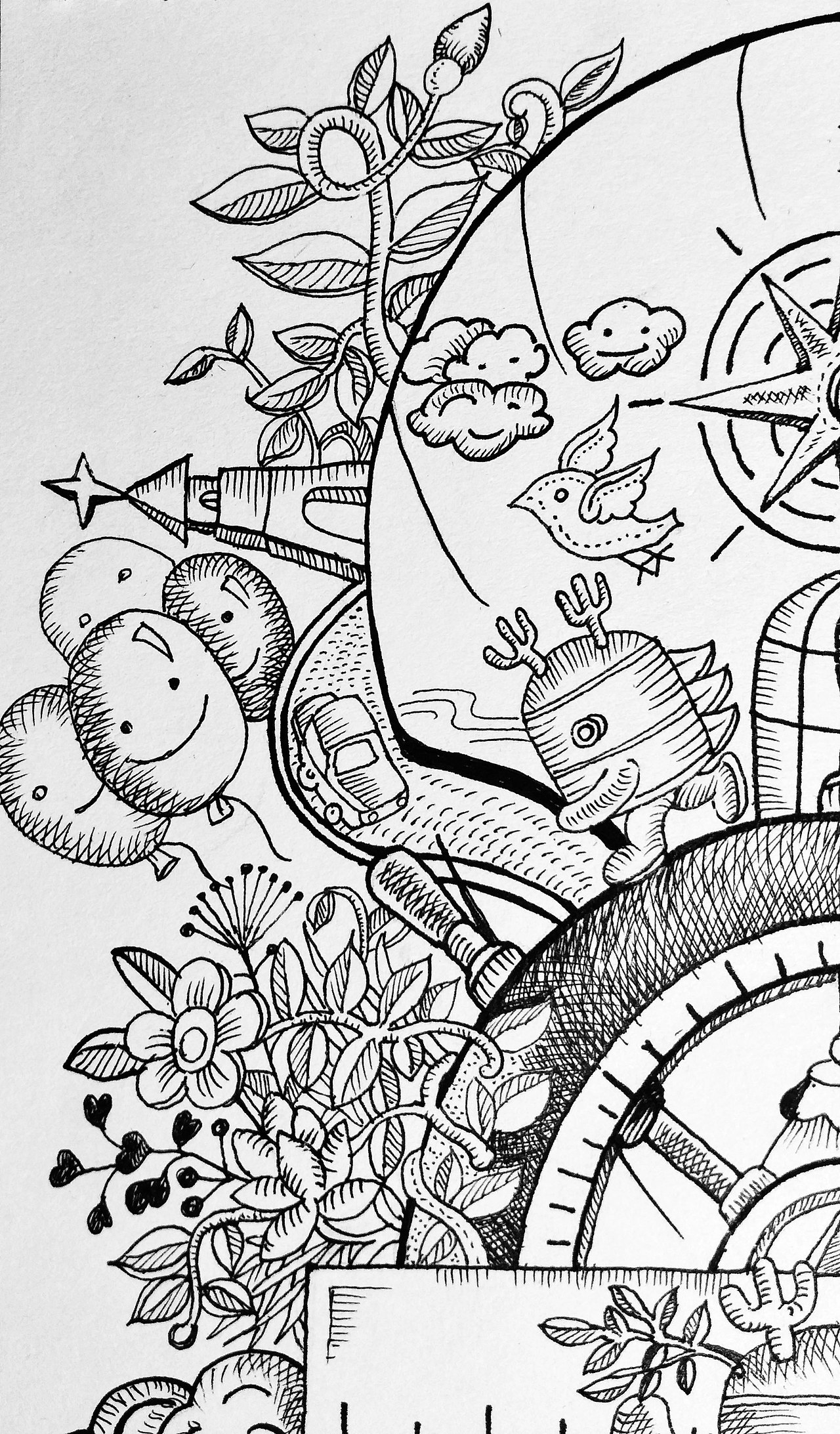 异想天开★小龙人9《舵尺》|插画|商业插画|张泗洋_原创作品-站酷