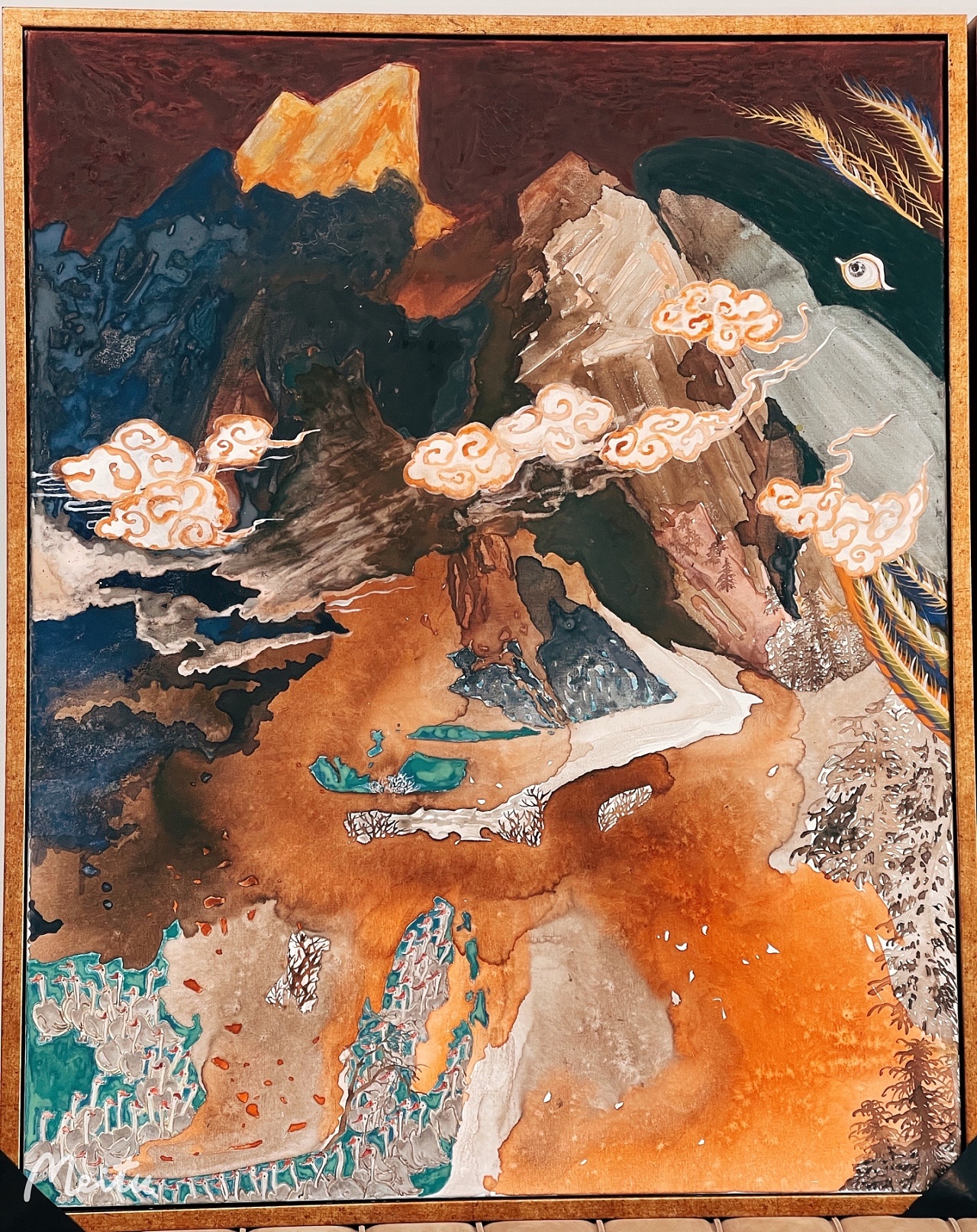 新派国画(焰)|纯艺术|绘画|z414250582 - 原创作品 - 站酷 (zcool)