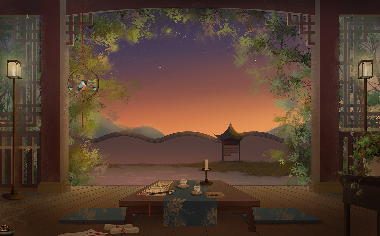 静谧的早晨（图ZMjk1OTg4MDYw） - 创作习作 - 站酷设计师蕨江原创素材 - 站酷ZCOOL
