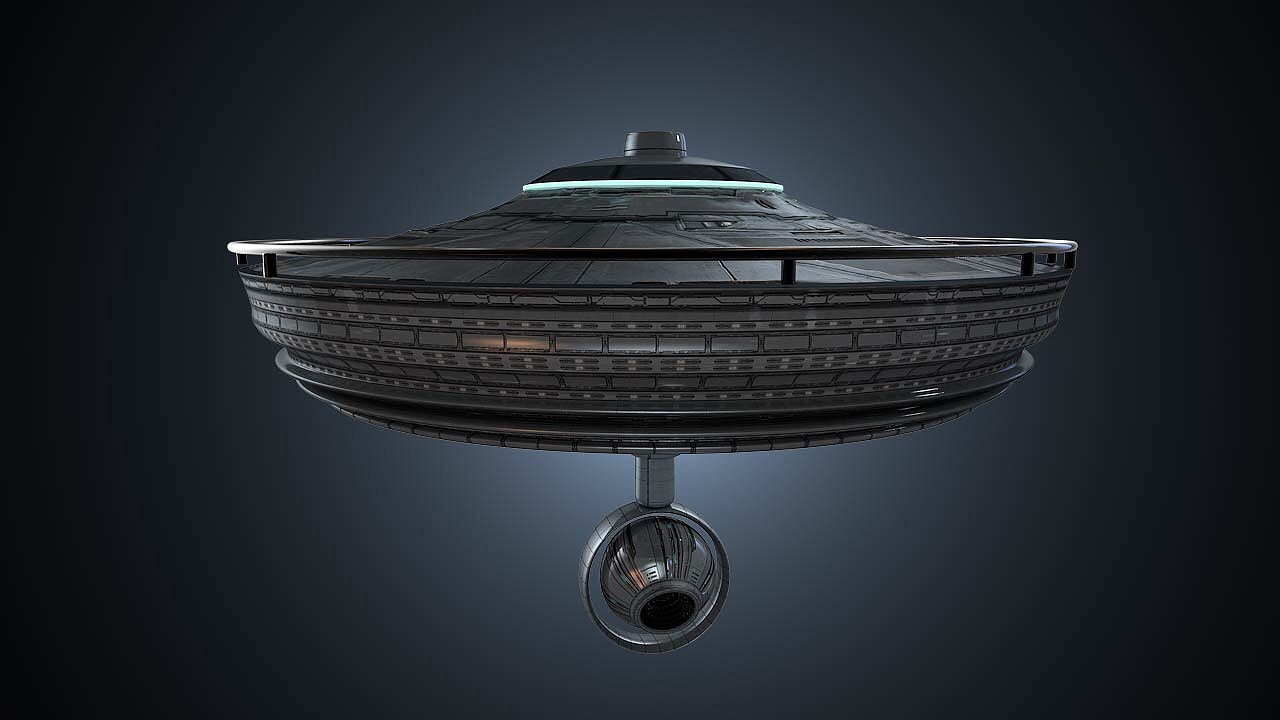 太空船场景-C4D渲染