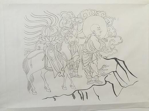 敦煌白描系列三