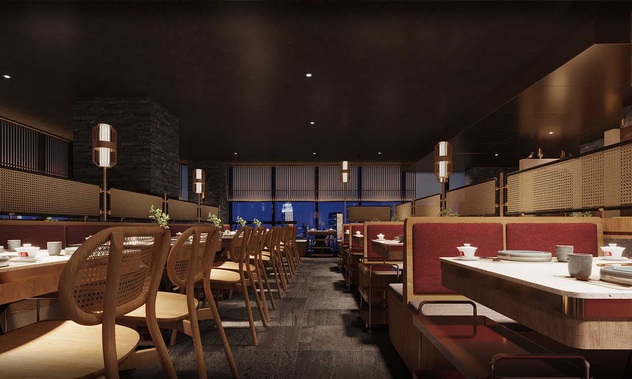 从红变黑!上海的左庭右院鲜牛肉火锅,全新黑金店上线