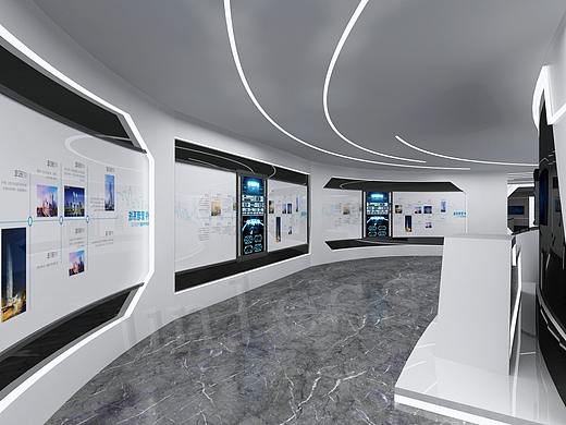 现代风格的展厅设计