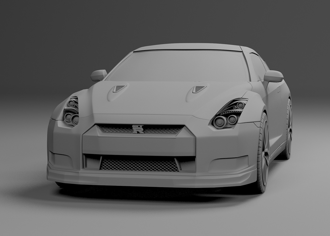 迈凯伦P1跑车3D模型,max+fbx格式_汽车模型下载-摩尔网CGMOL