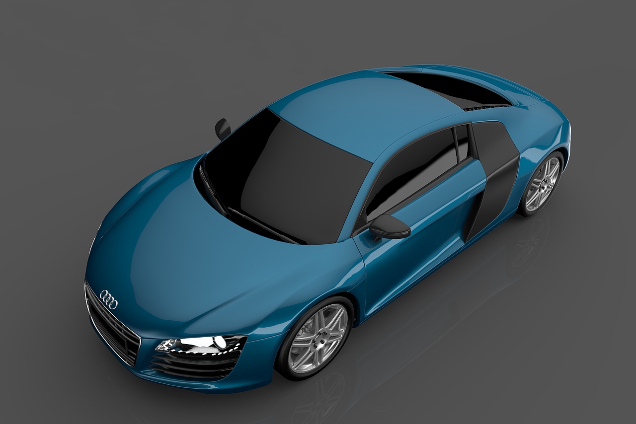 奥迪r8渲染