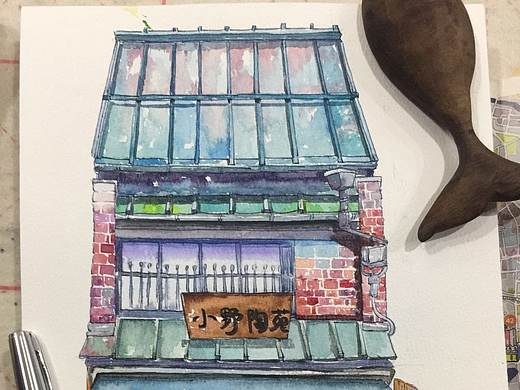 东京老铺临摹(非原创设计,只是临摹)