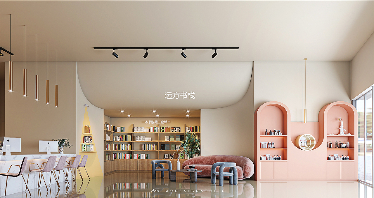 MOD | 色拉新零售线下体验店（图ZMjcwMDM2NDQ0） - 展陈设计 - 站酷设计师MOD莫问空间设计原创素材 - 站酷ZCOOL