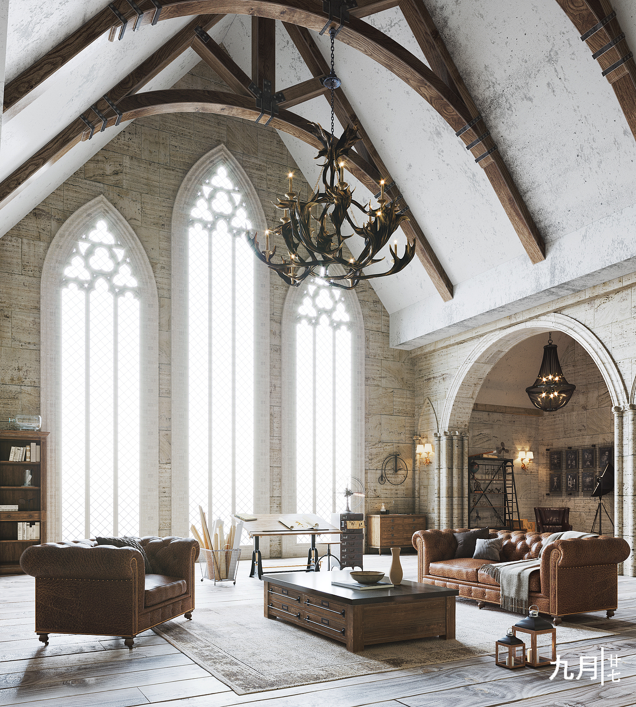 梦想工作室（图ZMTIxMTAzNTE2） - 家装设计 - 站酷设计师九月廿七原创素材 - 站酷ZCOOL