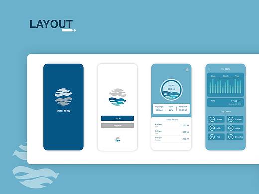 APP-WaterToday（个人主页-ZNTEzMzMzMzY=） - APP界面 - 站酷设计师Zhg_Chen原创素材 - 站酷ZCOOL