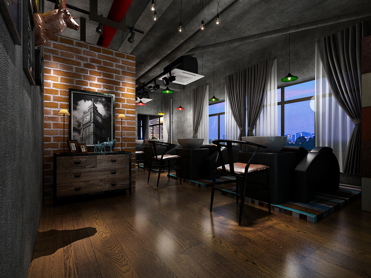 美发店(工业风)