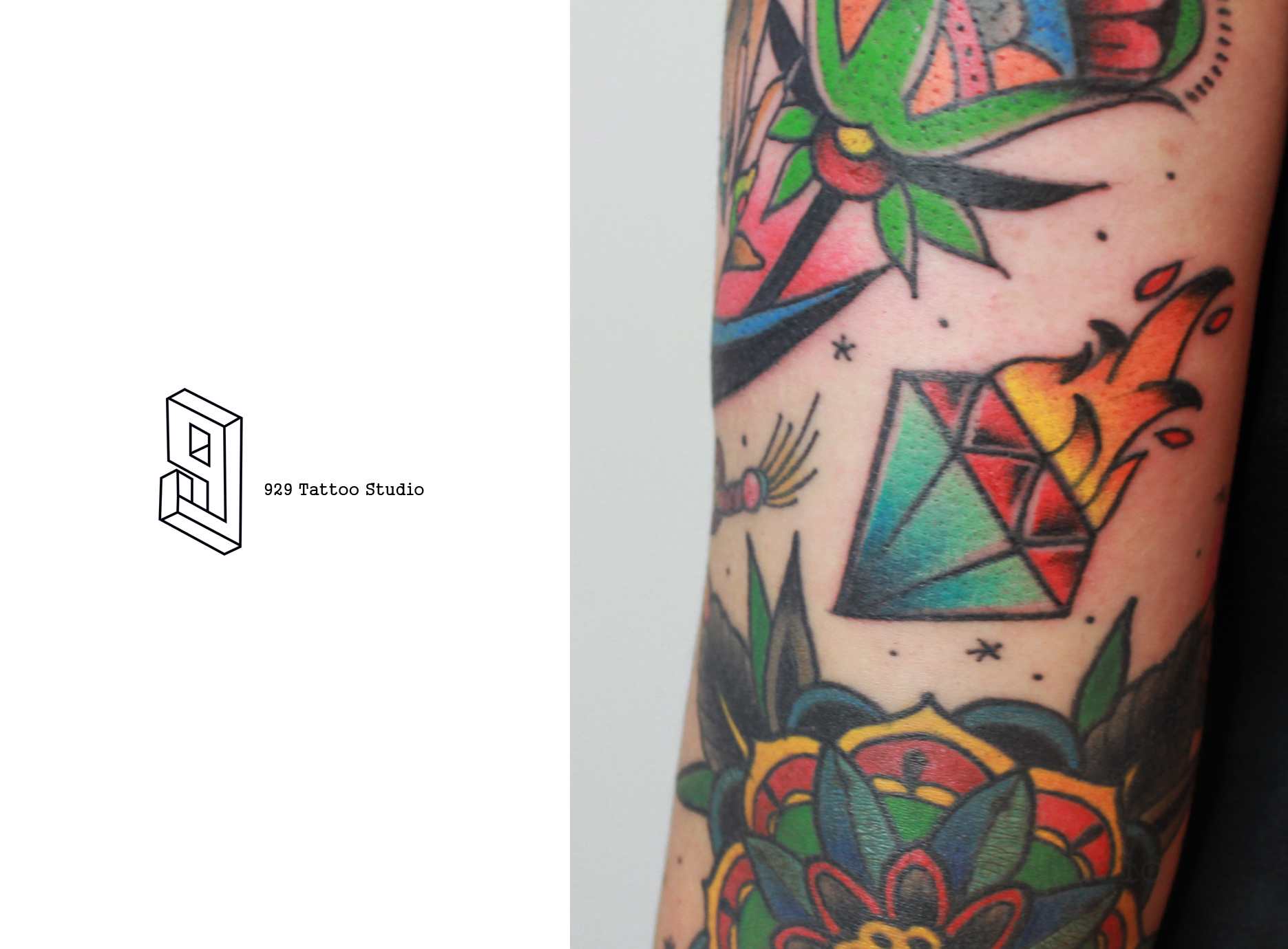 oldschool | 花臂拼接