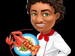 兩個(gè)大廚游戲的角色