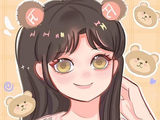 可爱少女漫画头像