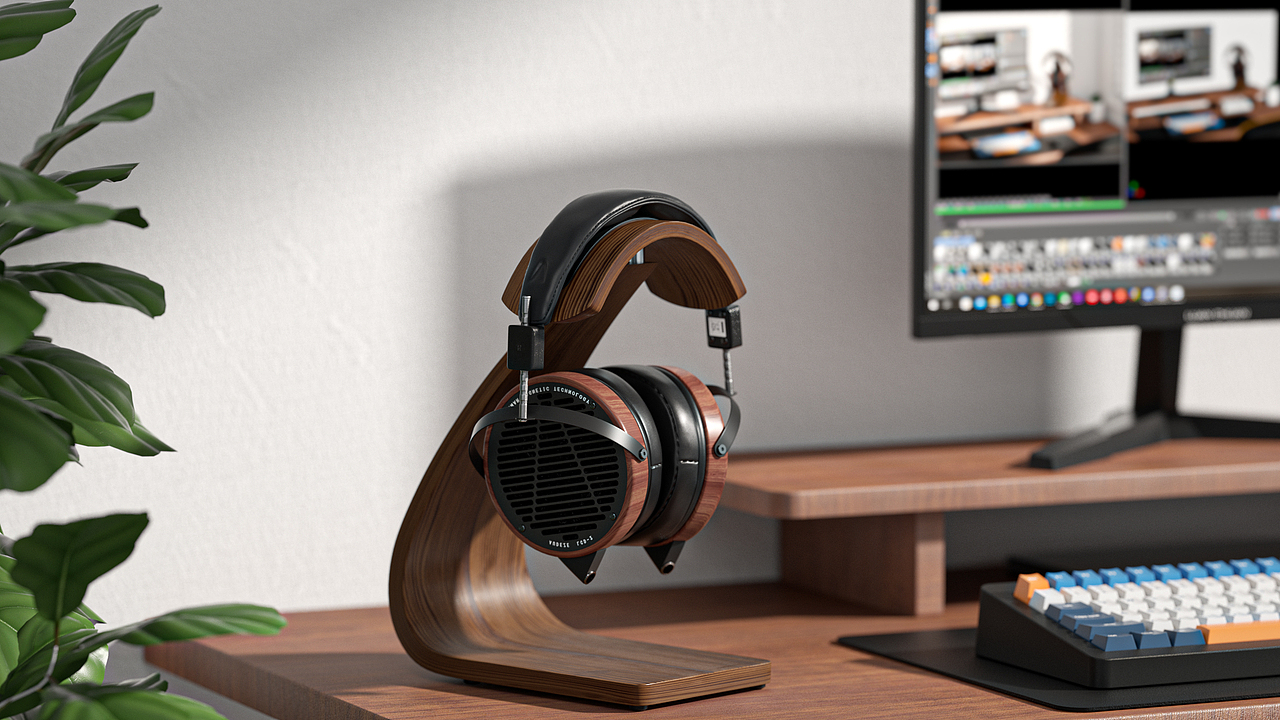 Audeze LCD-2 耳机渲染练习（图ZMjkyODAyNzcy） - 产品 - 站酷设计师努力的小杨呀原创素材 - 站酷ZCOOL