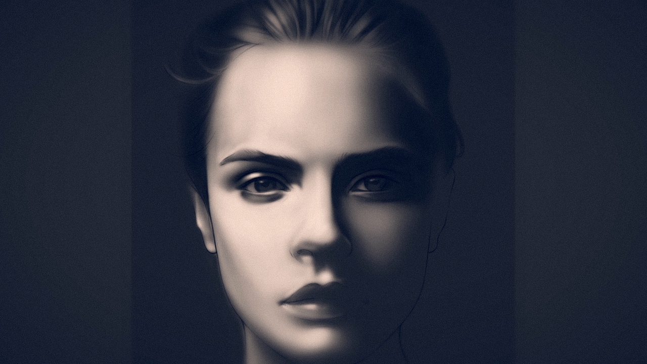 PS手绘教程：超模Cara Delevingne（卡拉迪瓦伊）（图ZMzczNDMwMzY=） - 创作习作 - 站酷设计师野孩子涂鸦原创素材 - 站酷ZCOOL