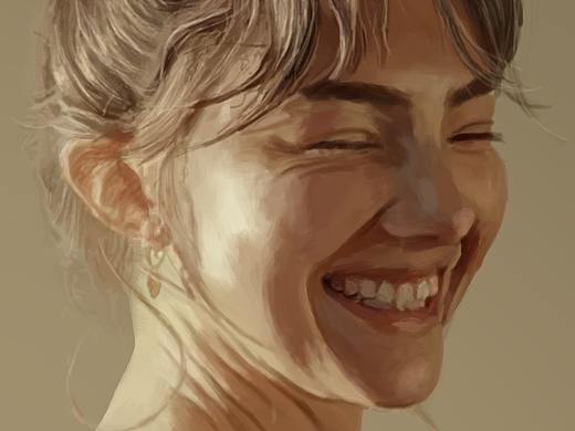 爱笑的女孩（个人主页-ZNDU3MzQwMTI=） - 创作习作 - 站酷设计师风小风风原创素材 - 站酷ZCOOL