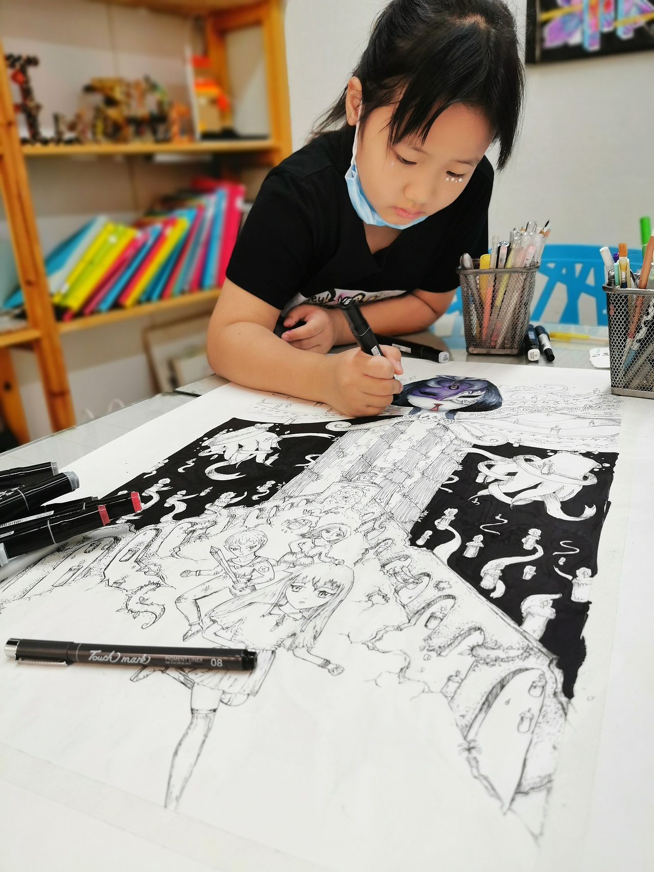 8岁插画师原创:逃出魔界