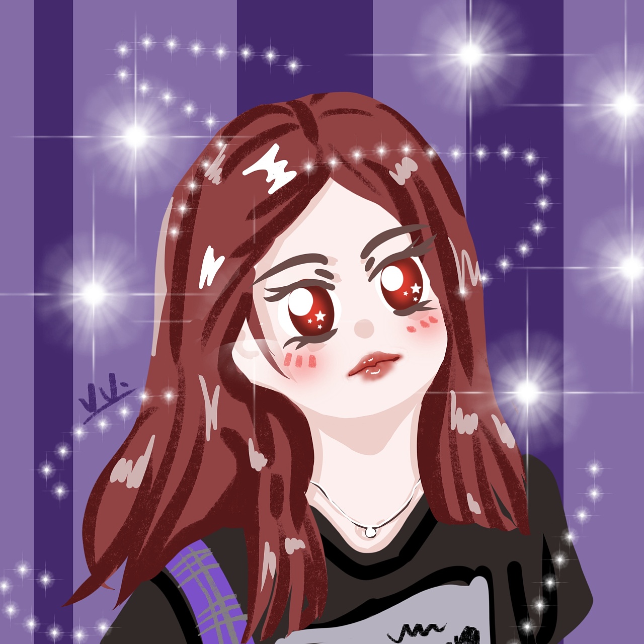 9月q版头像|插画|创作习作|vv造物记 - 原创作品 - 站酷 (zcool)