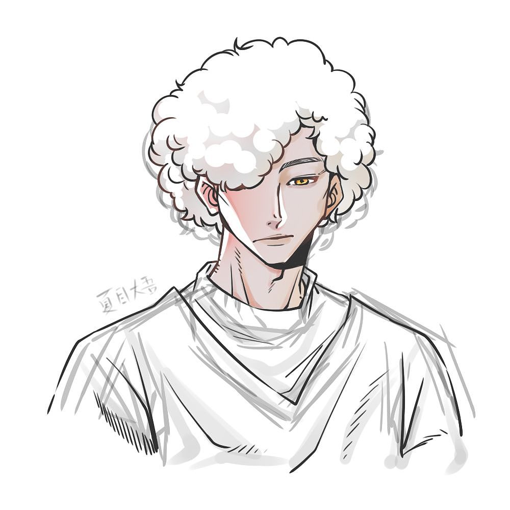 动漫人物半身练习