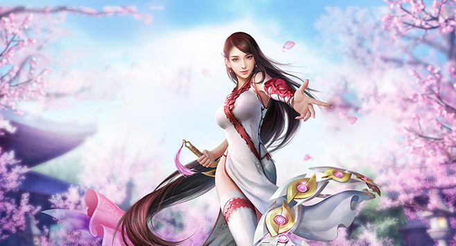 游戏广告图教程仙侠风幻灯快速打造