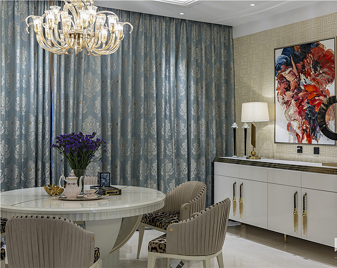 郑州恒升1号院300平新古典风格装修案例（图ZMjE1OTY4Nzgw） - 家装设计 - 站酷设计师家装设计师张杰原创素材 - 站酷ZCOOL