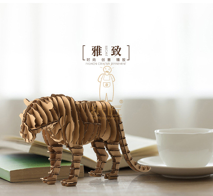 纸品DIY12生肖摆件 | 3D拼装瓦楞纸手工制品创意（图ZMjYwNDY0ODY4） - 生活用品 - 站酷设计师PAPERMAKER纸匠原创素材 - 站酷ZCOOL