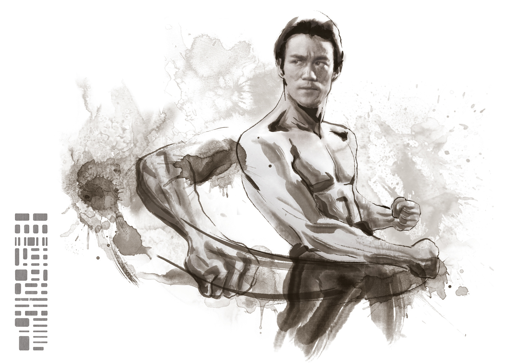 43周年纪念《再认识李小龙》特集插画