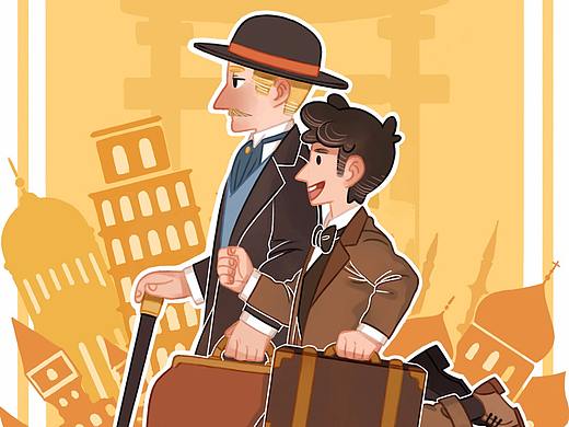 环游世界八十天——文章书籍插图