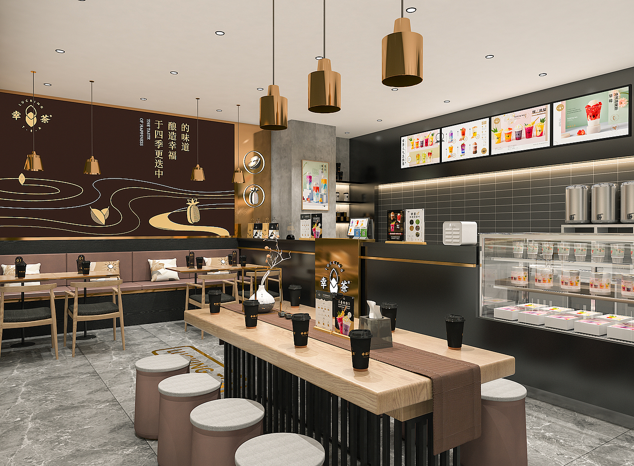 幸茶-餐饮空调设计（图ZMjcwNTg4NTI4） - 酒店餐饮设计 - 站酷设计师白洞设计原创素材 - 站酷ZCOOL